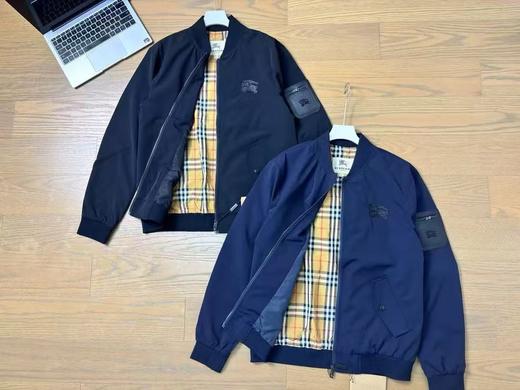 春秋战马棒球领休闲情侣夹克外套 商品图1