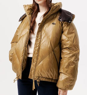 LACOSTE法国鳄鱼女羽绒外套BF8416-98AIL