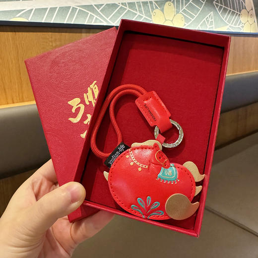 原创【马年！招财好运皮质挂件】马上有钱皮质小马 汽车钥匙扣小挂件 马年包包挂件 商品图8