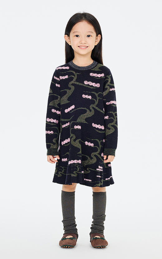 jnby  26年春款  长袖毛衫连衣裙  1Q1G11600 商品图0