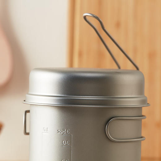 NITORI宜得利家居 野餐便携式纯钛户外煎锅汤锅套装马克杯雪拉碗 商品图2
