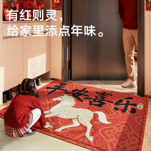 【大江地垫】耐磨耐蹭 防滑贴地久用不褪色 喜庆好运全年围绕 预售3天（周末不发） 商品图7