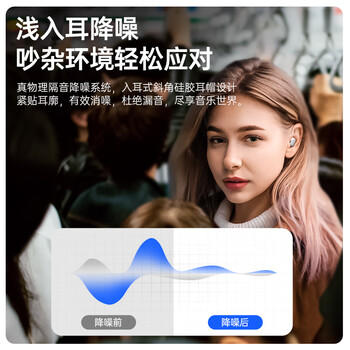 倍思WM01升级款 入耳式真无线蓝牙睡眠耳机音乐运动游戏通话降噪低延迟 适用于苹果华为小米礼物 /数码 /影音娱乐 /蓝牙/无线耳机 商品图2