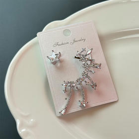 灵动个性不对称星星银针耳环-纪念日百货门店同款168644125