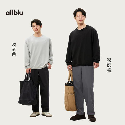 allblu机能汉麻长袖T恤，柔软舒适，挺括有型 商品图3