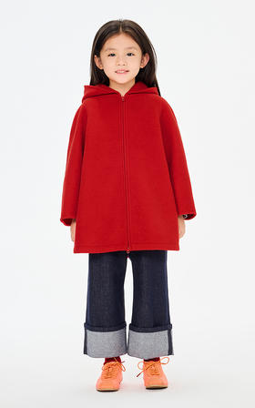 jnby  26年春款  长款呢大衣  1Q1812440