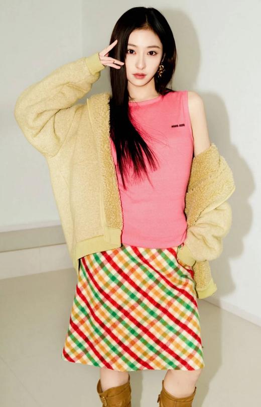 【非质量问题不退】PP12-缪缪 拼色格纹侧拉链铅笔休闲短裙(CC*PP) 商品图0