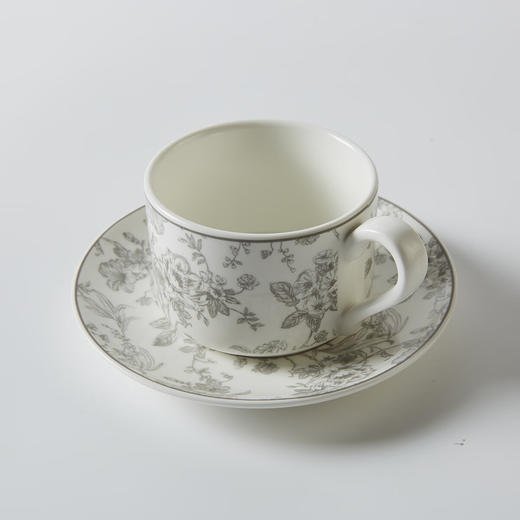 NITORI宜得利家居 陶瓷喝水杯茶杯马克杯咖啡杯碟组 Flora 商品图3