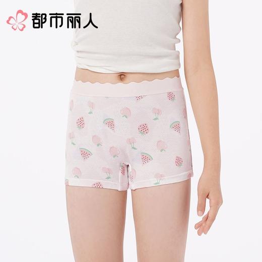 都市丽人内裤童装内裤透气人棉内裤女童中腰平角内裤纤柔绵内裤女童JKC2B6 商品图1