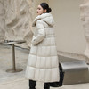长款加厚过膝羽绒服，白鸭绒保暖连帽外套HR-QXG8515 商品缩略图2
