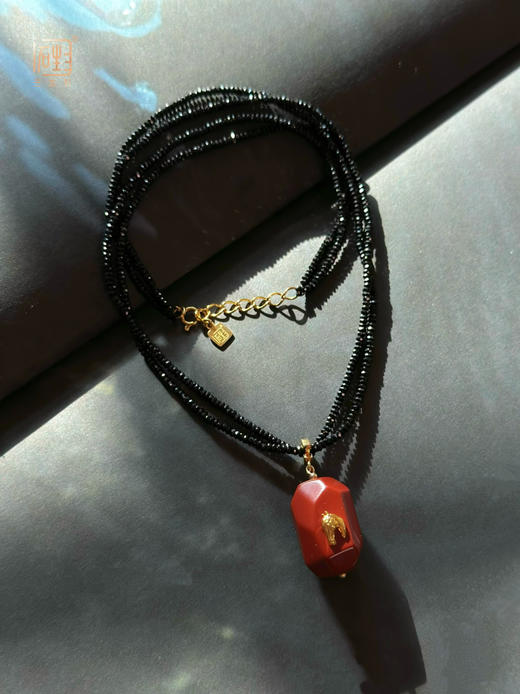 三生石.马语者“万能扣”吊坠彩宝金属多用项链 商品图6