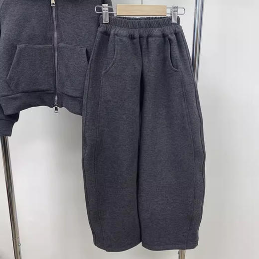 裁缝学苑QZ50儿童连帽插肩卫衣纸样休闲裤弯刀裤女装打版裁剪图纸 商品图4