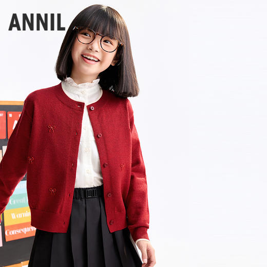 女童开衫春季新款安奈儿童装EG614689 商品图1