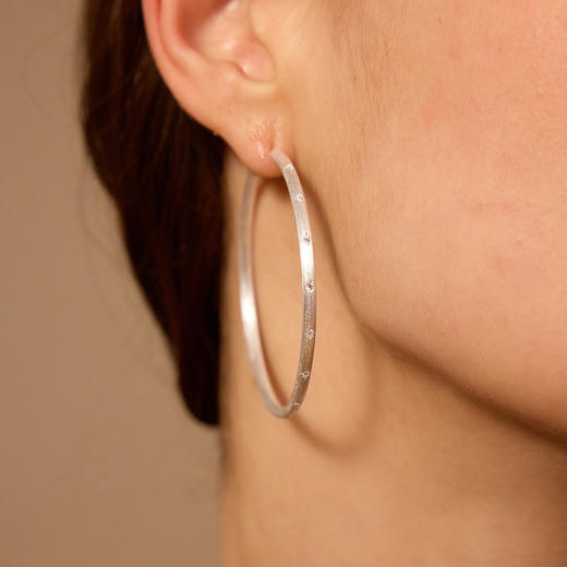 ARSIS｜星夜系列 丝光星轨耳环 商品图4