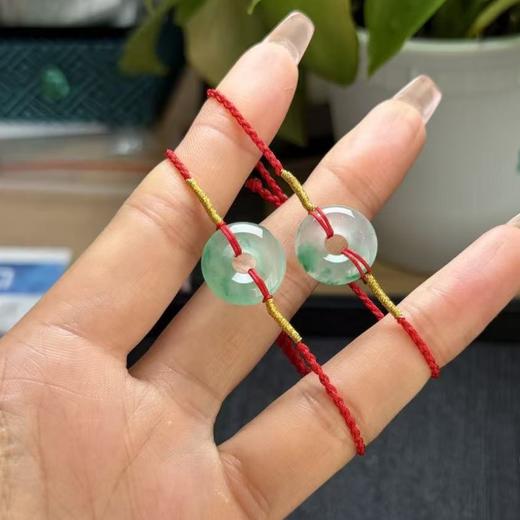 【辉姐严选】非洲翠平安扣 尺寸约1.5cm 盒装带证书（如需定制可联系客服） 商品图2