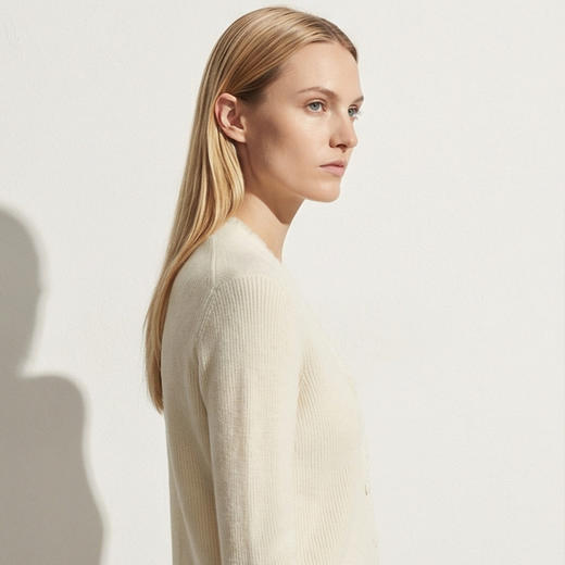 KINGDEER/KD秋冬新款女式v领慵懒休闲羊绒衫L805567经典基本款/气质款鹿王 红色 商品图14