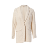 Famecoco范可儿一粒扣通勤西装春秋季女士棉麻休闲时尚百搭小西服外套F195AB021 商品缩略图6