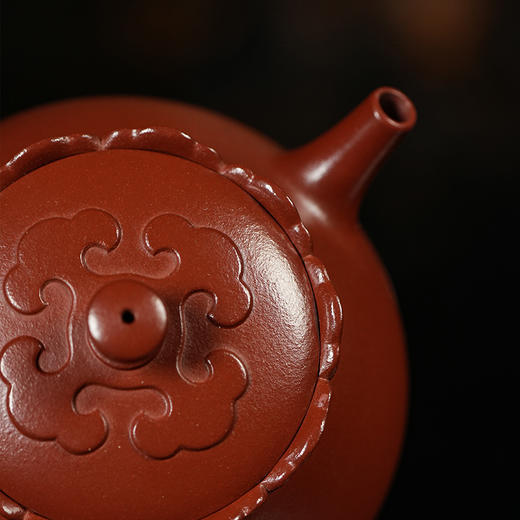 龙德堂陶艺 汤宣武 作品《佛冠》原矿大红袍 180cc 库存请咨询客服 商品图4