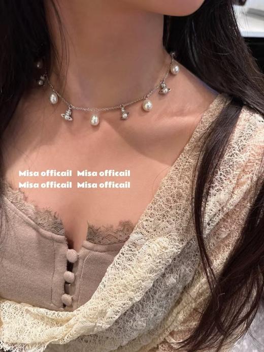 西太后巴洛克土星多坠珍珠项链 商品图4