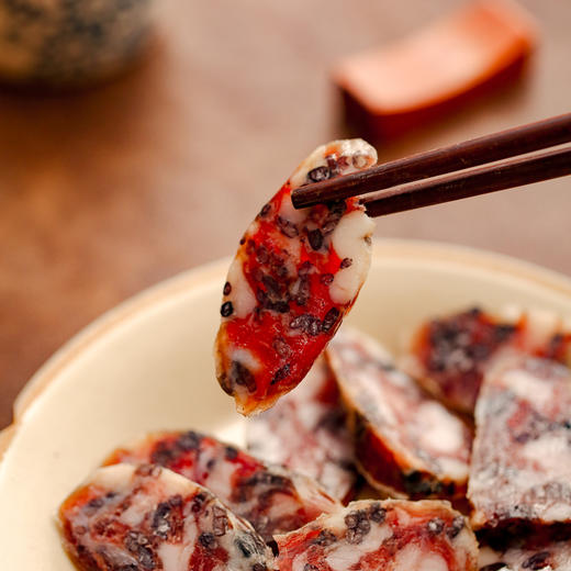 乾红食品有乾有咸·咸货年礼 咸鹅/黑猪肉腊肠/乌米腊肠/咸肉 年货礼盒 商品图9