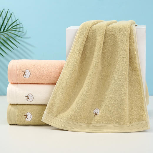 【优质柔软面料❗️久洗不发硬】纯棉礼品毛巾不掉毛全棉家用面巾刺绣。jc 商品图2