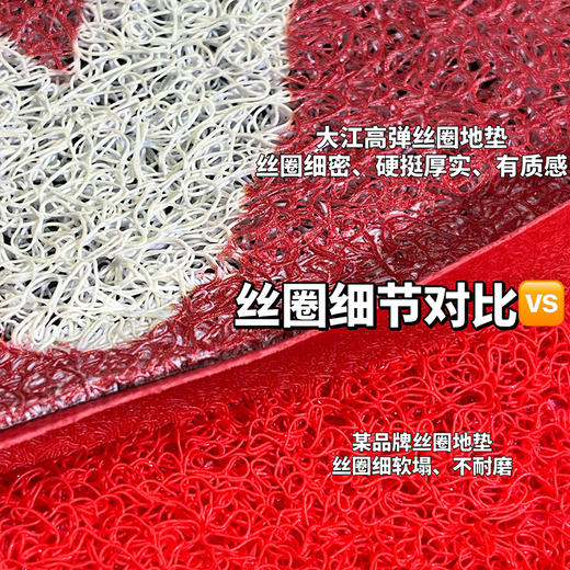 【大江地垫】耐磨耐蹭 防滑贴地久用不褪色 喜庆好运全年围绕 预售3天（周末不发） 商品图4