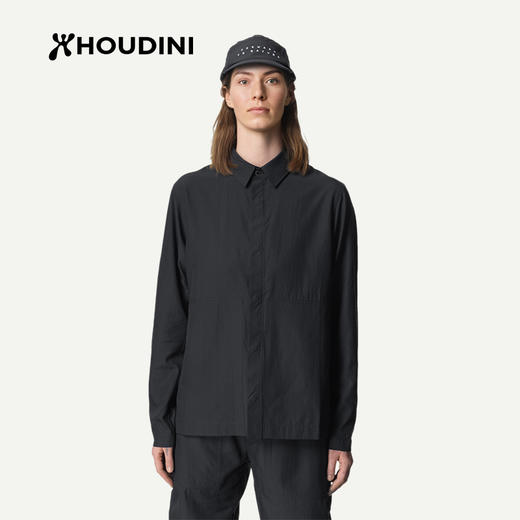 HOUDINI胡丁尼Tree Chore护林女户外26春新休闲长袖夹克外套  860047 商品图2