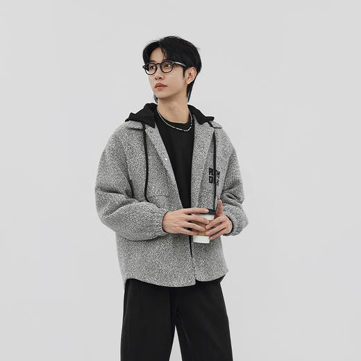 【新品上新】HX 冬季带帽茄克衫C105540018101 商品图2