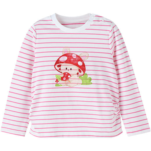 【实体店同款】女童圆领长袖上衣春季新款安奈儿童装XG611045 商品图5