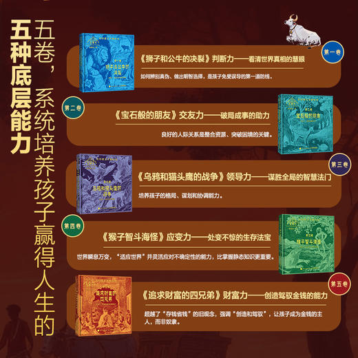追求财富的四兄弟（五卷书·第五卷）季羡林给孩子的东方智慧书，一部影响全球2000年的"王子教科书" 商品图2