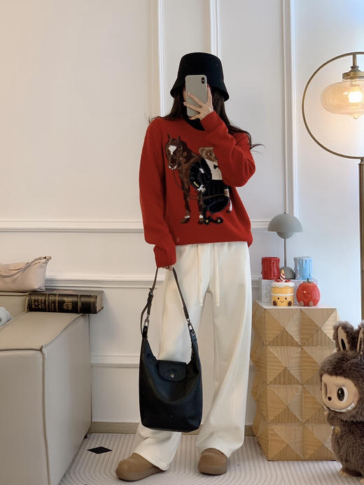 120-3 小马新年红毛衣 商品图3