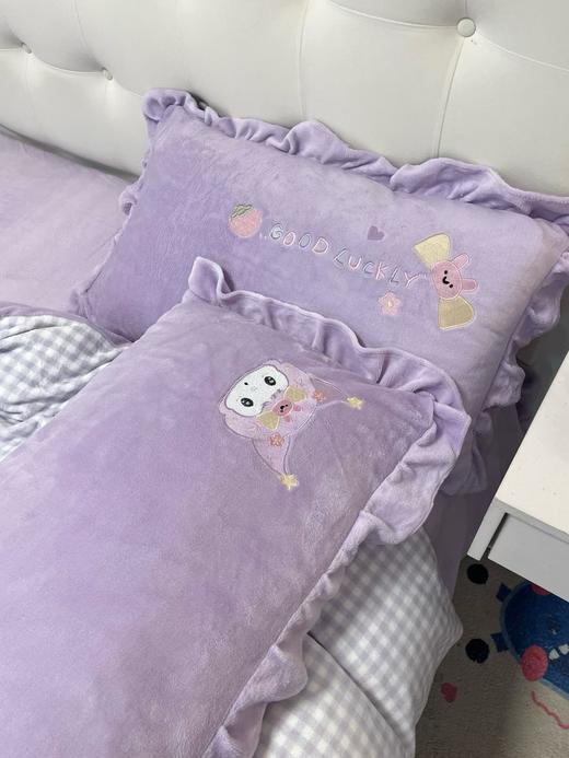 【清仓149元/套】【一套约7~8斤重】220g刺绣牛奶绒四件套  【不支持退换】 商品图8