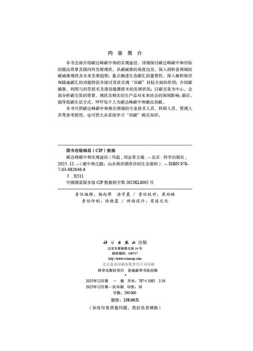 碳达峰碳中和实现途径 商品图2
