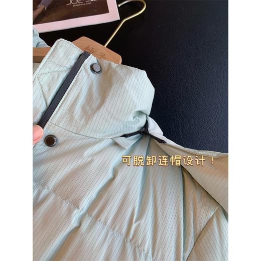 清爽薄荷绿！2026新款600蓬连帽面包羽绒服90白鸭绒保暖显瘦羽绒服！ 商品图3