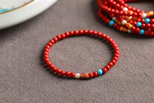 好运锦鲤 原矿精品朱砂手串 CR 商品图3