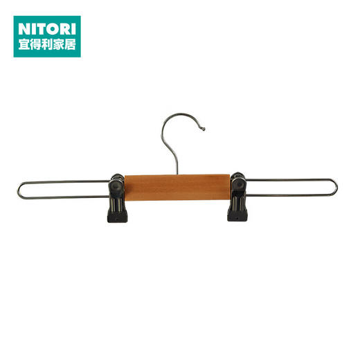 NITORI宜得利家居 晾晒裤架夹裙子木制裙裤夹IK001 RK 3P 商品图0