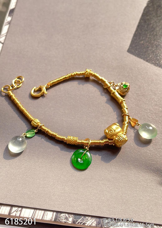 6185201，平安扣手链。具体价格微信咨询 商品图1