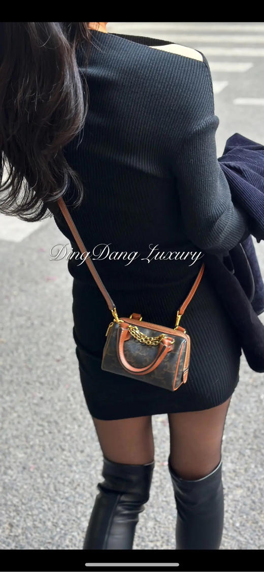 Celine 凯旋门 老花 Mini 斜挎包 商品图3