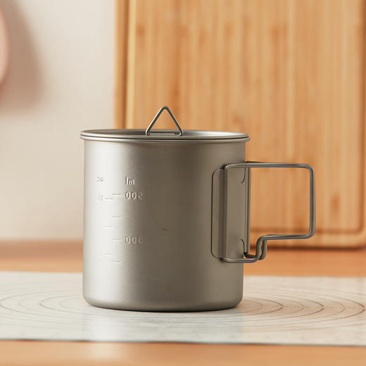 NITORI宜得利家居 野餐便携式纯钛户外煎锅汤锅套装马克杯雪拉碗 商品图5