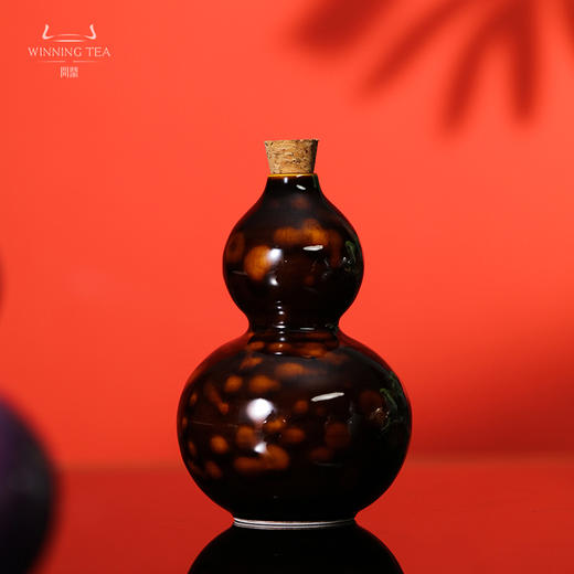 问鼎虎斑天目小葫芦瓶 商品图0