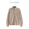 PLUS CRASH男女同款澳洲羊毛点子纱立领毛衣开衫桂花针PC61WS14 商品缩略图4