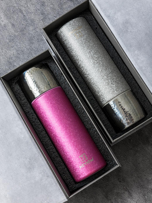 KEYIOW弱碱水富氢纯钛内胆保温杯500ml 商品图5