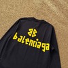 跨年售后 巴黎世家男女款胶带字母LOGO印花破坏长袖T恤 yh 340132 商品缩略图5