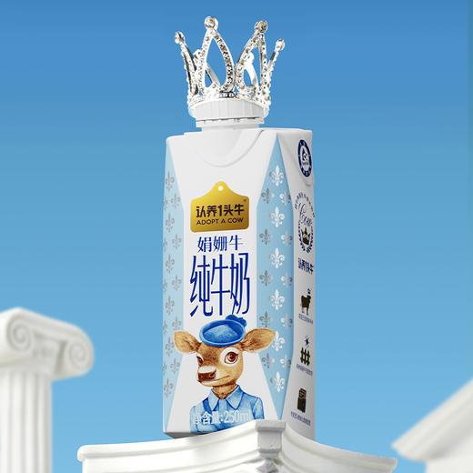 认养一头牛娟姗纯牛奶250ml*10盒 健康早餐奶 商品图0