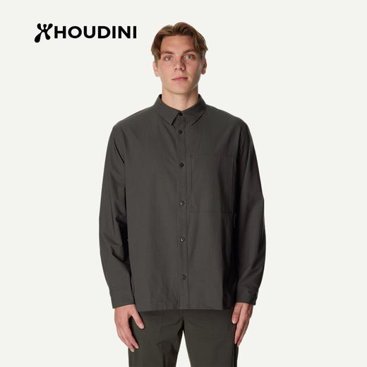HOUDINI胡丁尼Symbio Field共栖男户外26春夏新男休闲长袖衬衫 860060 商品图0