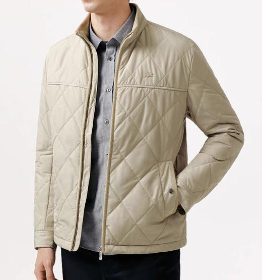 LACOSTE法国鳄鱼男夹棉外套BH2542-9802S 商品图0