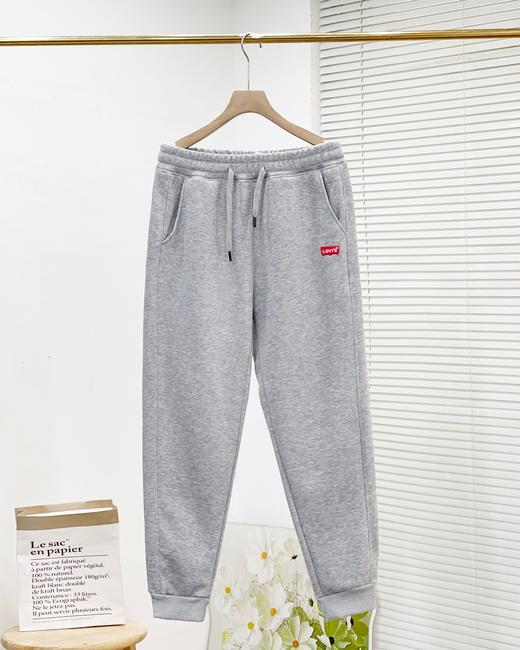 银狐绒加厚运动裤！经典款李维斯情侣款银狐绒卫裤 商品图3