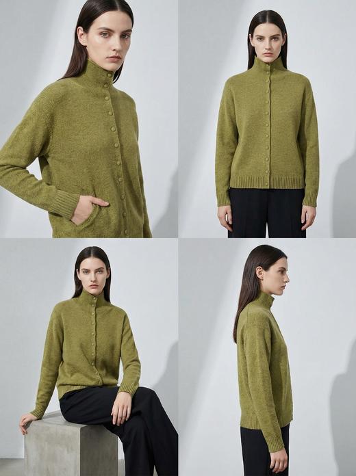 KINGDEER/KD新款女式时尚休闲羊绒衫L805907经典基本款/气质款鹿王 红色 商品图2