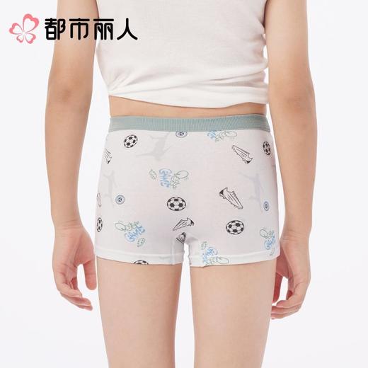 都市丽人内裤童装内裤棉质内裤男童中腰平角内裤舒肤棉男童JKCBA7 商品图2