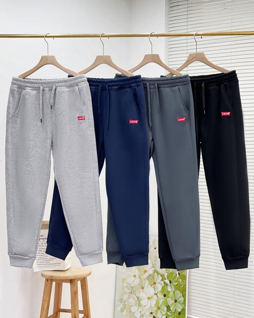 银狐绒加厚运动裤！经典款李维斯情侣款银狐绒卫裤 商品图0